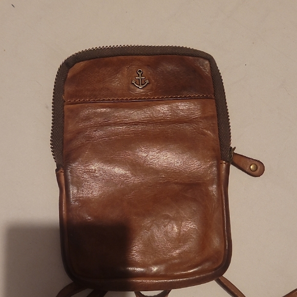 Brown Leather Crossbody Bag - Picture 8 of 8